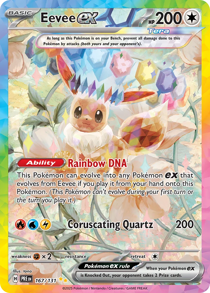 Eevee ex SIR — Prismatic Evolutions 167/131