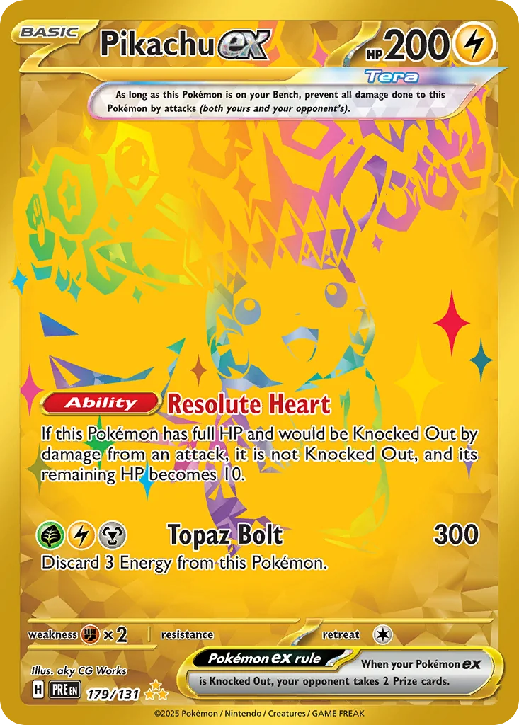 Pikachu ex HR — Prismatic Evolutions 179/131