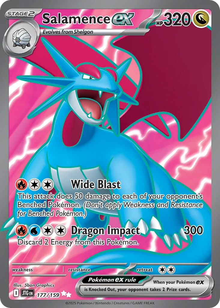 Salamence ex UR — Journey Together 177/159